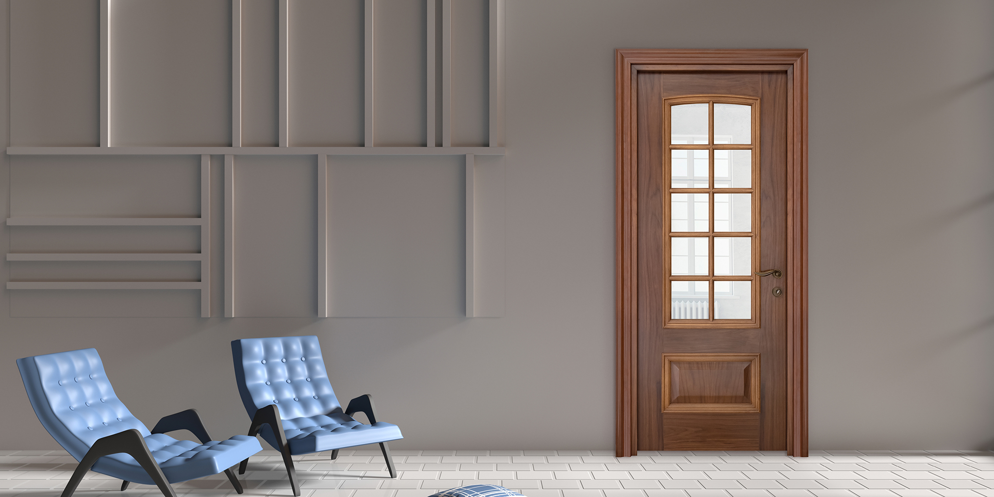 Ceviz Göbekli Mobilya Kapılar 5 MSF - 26