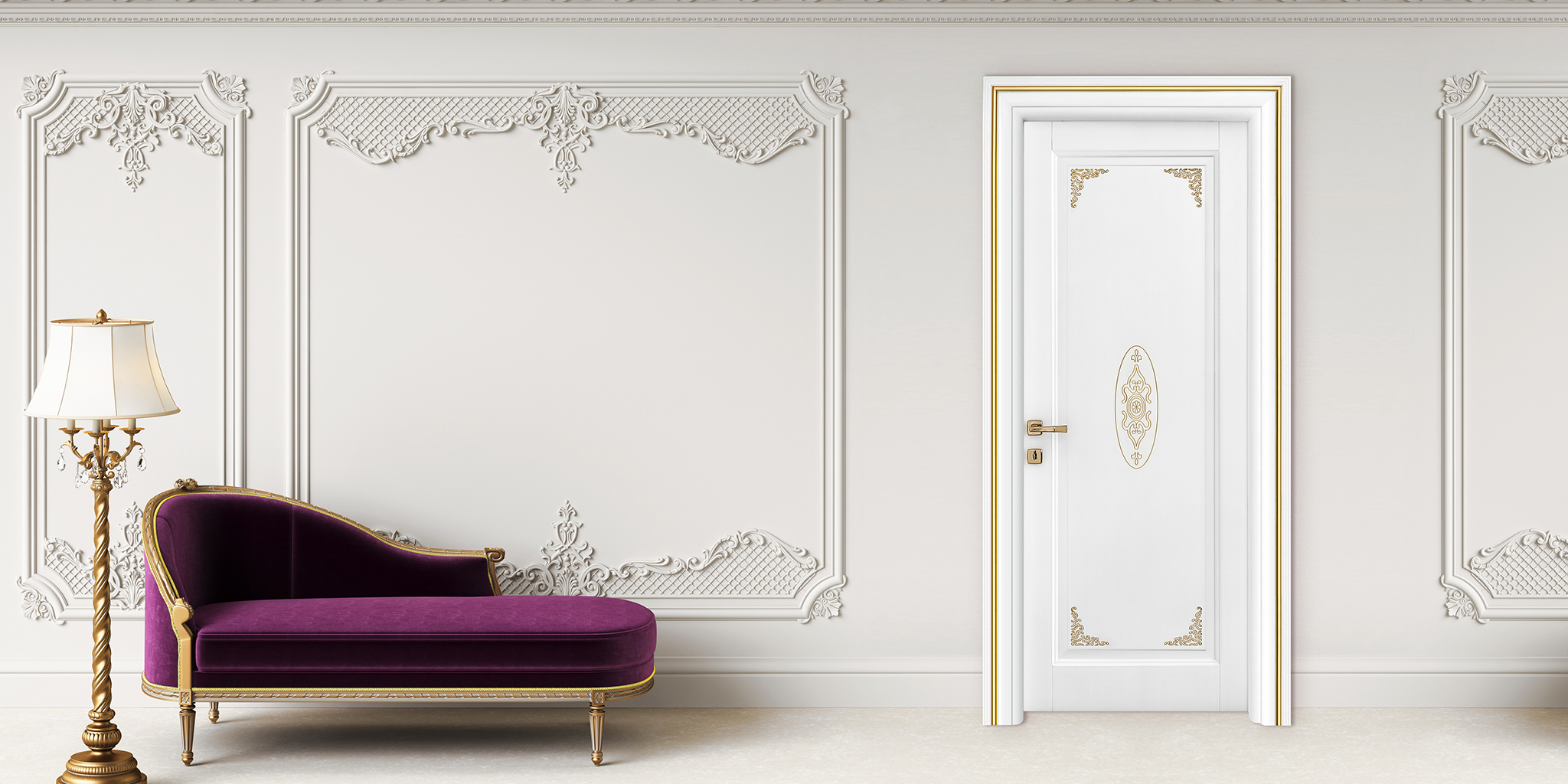 Klasik Varaklı Lake Kapı Serisi 1 LK - 26