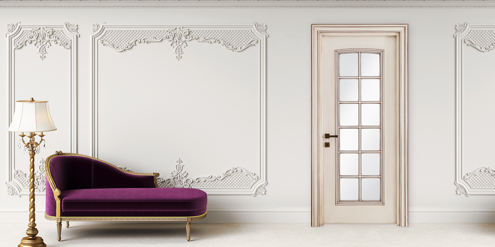 Klasik Varaklı Lake Kapı Serisi 5 LK - 44