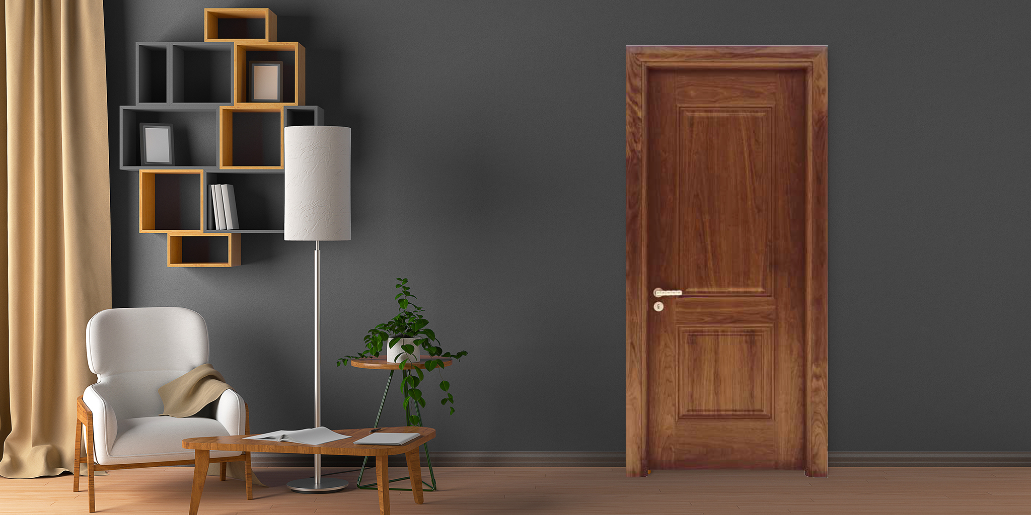 Ahşap Kaplama Kapı Modeller